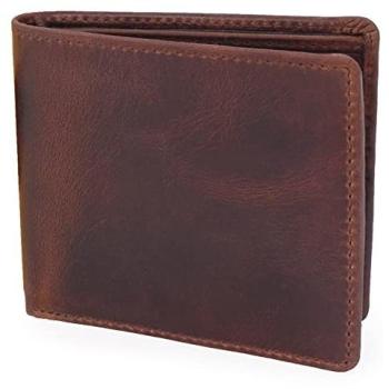 Brown Bucklestone Slim Oxford Wallet (Mens)
