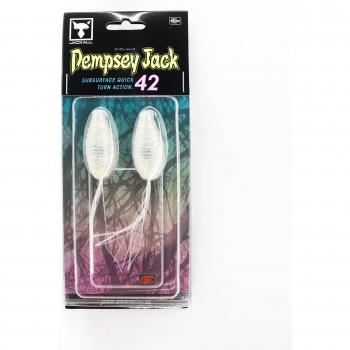 Jackall Dempsey Jack 42mm Flash Pearl Shad Vissen