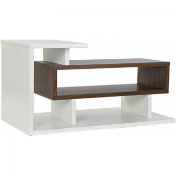 Meuble TV design Thyann MDF Blanc 110x60x58 cm
