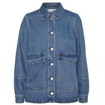 Enya Vero Moda Giacca Blu Denim Mezza Stagione