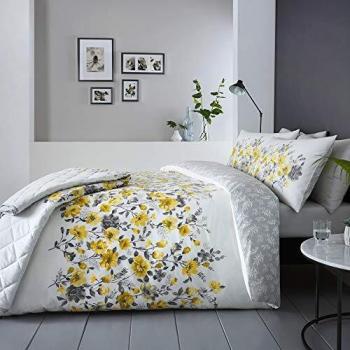 Easy Care Gabriella King Duvet in Ochre