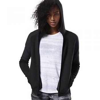 Reebok Quik Cotton Full-Zip Donna Nero