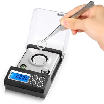Goldkarat‑Präzisionswaage 50 g / 0,001 g – Miniatur‑Digitale Gleichgewichtsskala