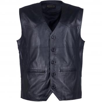 JCC „Pramo 2“ Herrenlederweste – Lammleder/Polyester, Schwarz, Gr. M–XXL