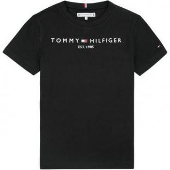 Maglietta A Maniche Corte Tommy Hilfiger Kids Nera 16 Anni
