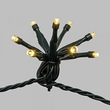 Catena LED bianco caldo 4x16m con timer