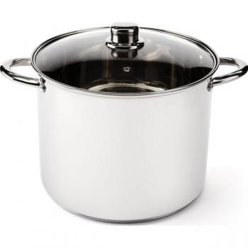 Vaso Florin con Padella e Pentola 28 cm – Argento