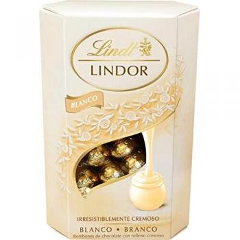Lindt Lindor Bombones de Chocolate Blanco 200g