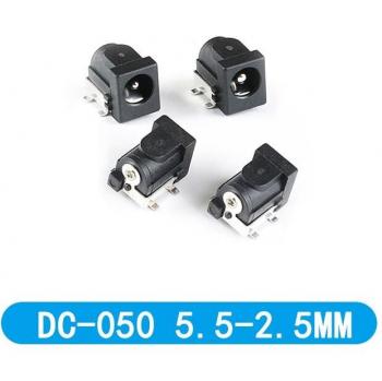 DC050 Power Connector Adapter 10pcs 2.1x5.5 2.5x5.5 Female & Male