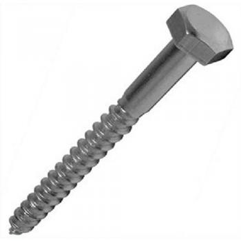 High-Quality HEX Head Coach Carriage Screws BZP M6 6MM X 75MM