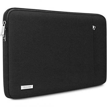 TECOOL 15,6 Zoll Laptoptasche Hülle Notebooktasche Schutzhülle Sleeve Case für HP Dell Lenovo Thinkpad Ideapad Acer ASUS Laptops Notebooks, Schwarz