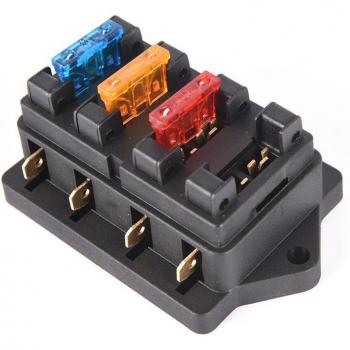 4 Way Standard ATO Blade Fuse Box for Cars 12V/24V