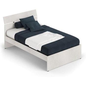 Letto Singolo Capaldo 200x98x85 in Bianco Frassino – Linea Modern