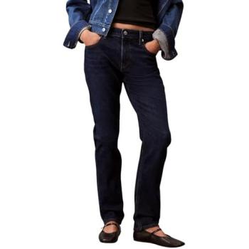 Calvin Klein Jeans Blu Oscuro Slim Fit Mid Rise