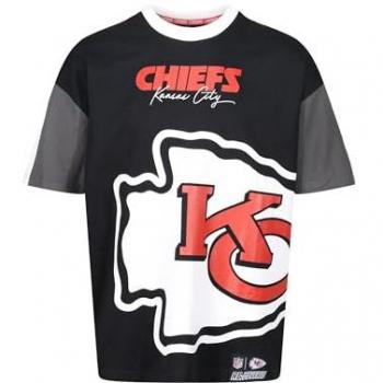 Recovered T-Shirt NFL Chiefs Kansas City Cut & Sew Oversized – Herren, M, Schwarz