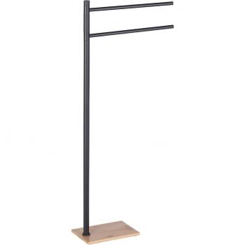 Gedy Trilly Toallero de pie en color Natural-Negro