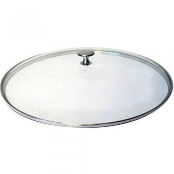 Staub 16‑inch Transparent Lid with Nickel Finish