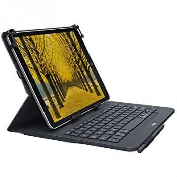 Folio Universal Logitech con Teclado Integrado para Tablets de 23 a 25,5 cm/9 a 10 Pulgadas