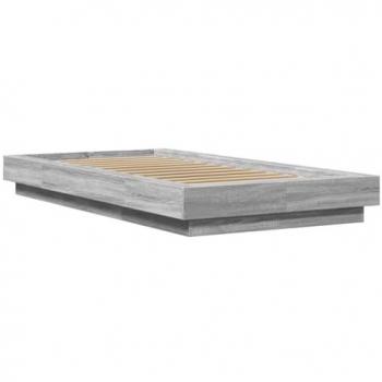 Cadre de lit sans matelas Sonoma gris 75x190 cm (Vidaxl)