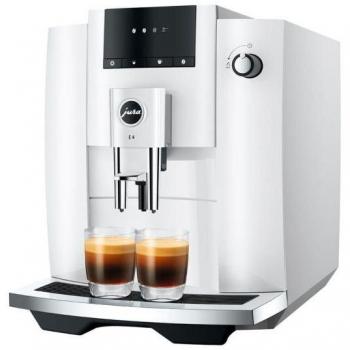 JURA E4 Automatica Macchina per espresso 1,9 L, Piano White, 5 Preparazioni