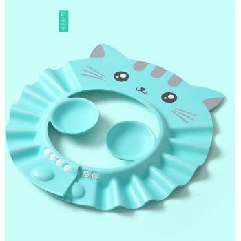 Gorro de ducha para bebés con protección auditiva