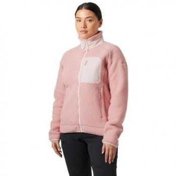 Helly Hansen Imperial Pile Block Fleece Coat for Women – Pink Salt XL