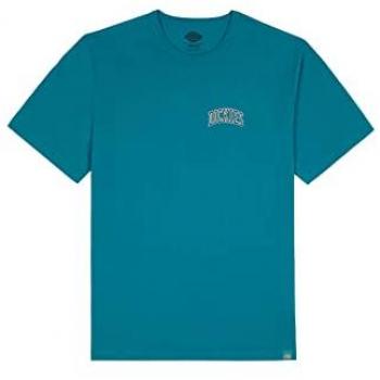 Aitkin Turquesa Dickies: Camiseta Hombre de Algodón Suave y Flexibilidad