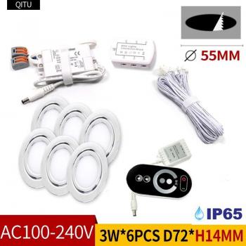 Stainless Steel Ultra-Thin Bathroom Mirror Downlight
