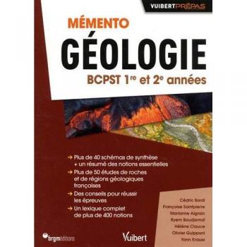 Mémento Géologie BCPST 1re et 2e années : Notions-clés