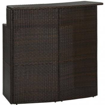 Bar Terra VidaXL em Vime PE 120x55x110 – Jardim