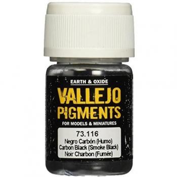 Pigments noir charbon en poudre fine