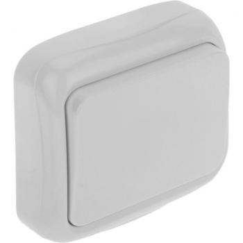 Interrupteur Spa blanc 77x77mm surface