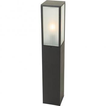 Lámpara Exterior Elongada Negra, 80 cm, IP44 – QAZQA Lámpara de Pie