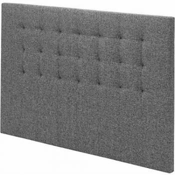 Tête de lit capitonnée Gaia Ebac gris 170 cm