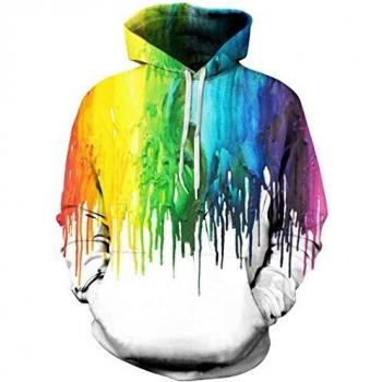 Sixyotie Unisex Sweatshirt Langarm 3D Galaxy Druck