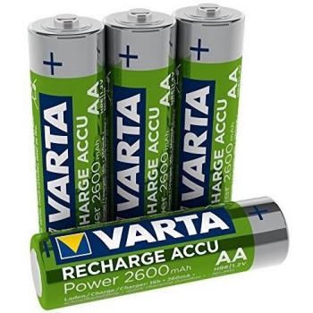 Varta Batterie Mignon AA Ni-Mh 2600 mAh (Lot de 4)