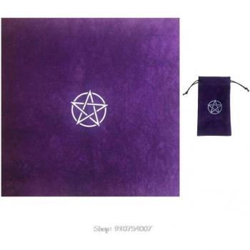 Pentagram Velvet Tarot Mat