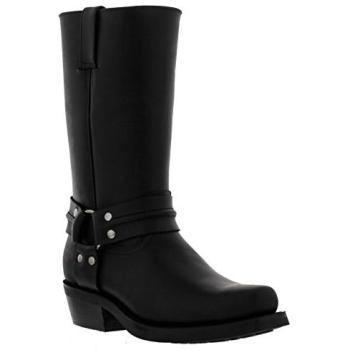 Unisex Renegade Hi Black Western Leather Boots – Size 7