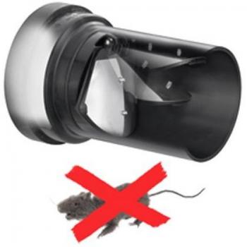 HAAS Armaturen-Befestigungselement HAAS Fremdeinspülstop OHA DN 90, Rattenstop m Edelstahlaufl., sw 3328