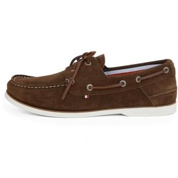 Tommy Hilfiger Chaussures Bateau Suède Marron 41