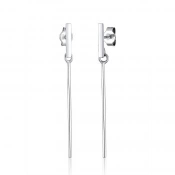 Elli Geometrische Ohrringe Damen Rechteck Trend Minimal 925 Sterlingsilber