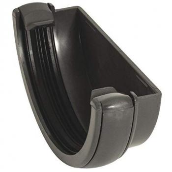 External Stop‑End for 112 mm Half‑Round Gutter – Anthracite Grey