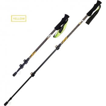 Bastón Plegable de Trekking de Fibra de Carbono
