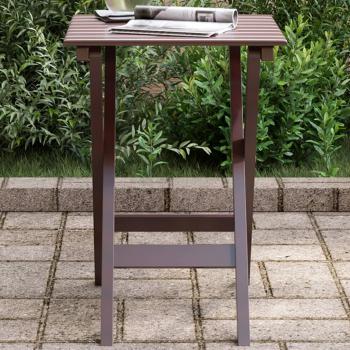 VidaXL Klapp-Gartentisch Braun Pappel Massivholz