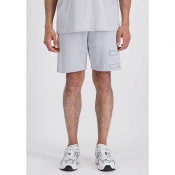 Alpha Industries Herren Sweatshorts in Pastellgrau