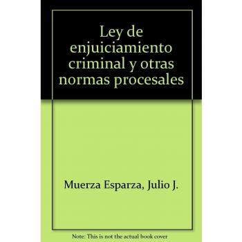 Ley de Enjuiciamiento Criminal