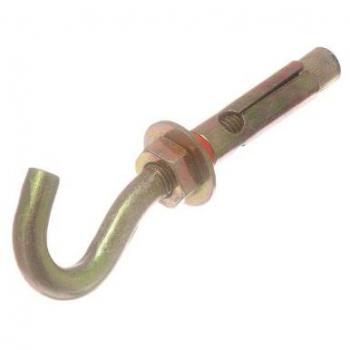 Sleeve Anchor Hook Bolt M10 Bolt M12 Shield X 58MM Length YZP (Pack of 25)