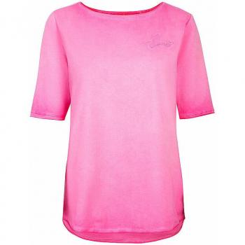 Lieblingsstück T-Shirt mit Love-Stickerei Candice Pink S