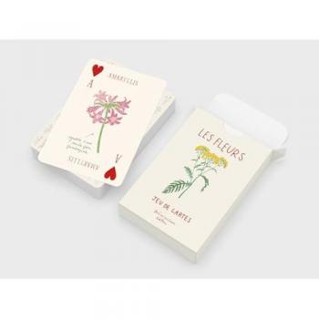 Jeu de 52 cartes Fleurs