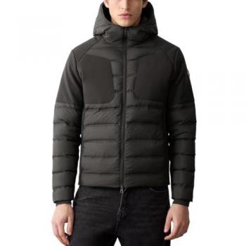 Quilted Hooded Winter Coat XL Gray